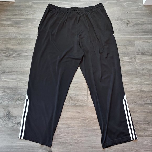 Excellent Used Condition Men's Adidas 3 Stripe Athletic Pant Black Size Medium - Picture 3 of 15